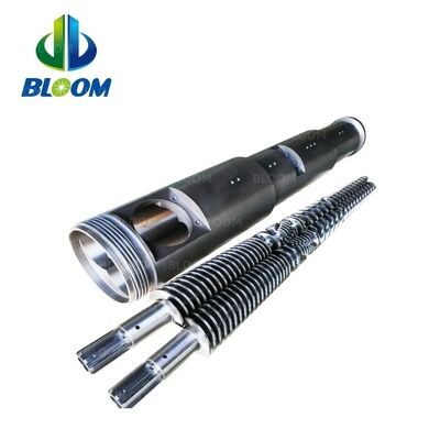 Ποιότητα  BLM 80/156 92/188 Twin Conical Screw And Barrel For PVC Extrusion εργοστάσιο