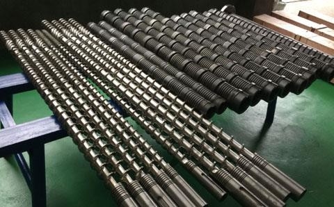 PE HDPE PVC πλαστικό κωνικό βαρέλι δίδυμης βίδες για τη βιομηχανία γεωργίας οικιακής χρήσης