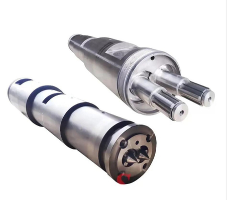 51 / 105 κωνικό ΔΙΠΛΌ δίδυμο βαρέλι βιδών 65/132 80/156 PVC για τον πλαστικό εξωθητή