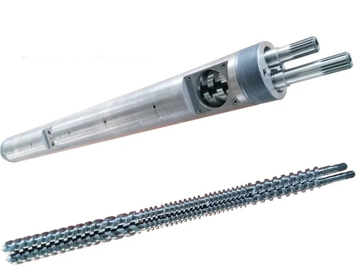 Παράλληλο δίδυμο βαρέλι βιδών MIKROSAN MCV55 MCV67 MCV110 για το σχεδιάγραμμα WPC σωλήνων PVC