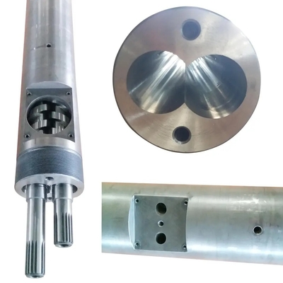 Παράλληλο δίδυμο βαρέλι Mikrosan MCV55 MCV67 MCV68 MCV110 MCV135 βιδών PVC