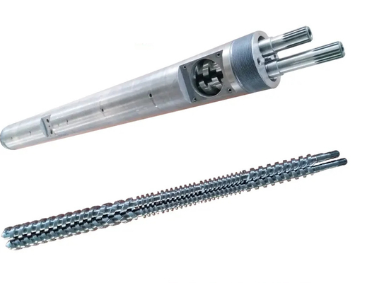 Παράλληλο δίδυμο βαρέλι Mikrosan MCV55 MCV67 MCV68 MCV110 MCV135 βιδών PVC