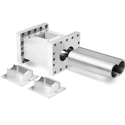 PTFE ETFE FEP PFA PVDF Τμήματα πλαστικών εκχυλιστών Ανθεκτικό στην φθορά Πλήρες σετ Βιμεταλικών κομματιών βίδα Βαρέλι και σκελετός