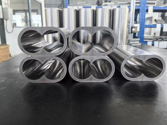 Ανθεκτικό στην φθορά Bimetallic Screw Barrel Liner Για Μηχανή Σχηματισμού Ένεσης πλαστικό Extruder