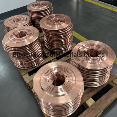 Τροχός συγκόλλησης ραφής από κράμα CuCrZr για συγκόλληση αντίστασης
