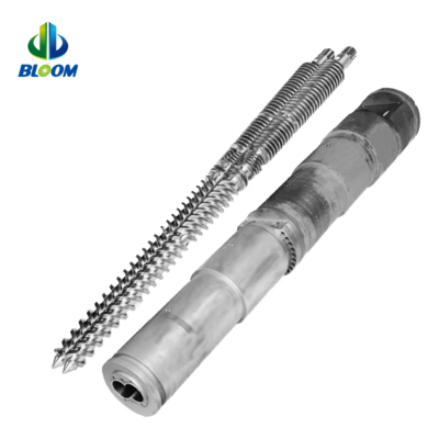 Υψηλής Ακρίβειας Διμεταλλικός Κωνικός Δίδυμος Κοχλίας για Εξώθηση Πλαστικού και Καουτσούκ