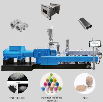 Τύποι διπλής βίδα υψηλής ακρίβειας με 38CrMoAl CR12MoV και W6542 κράματα για εξωτερικούς μηχανισμούς σύνθεσης πολυμερών