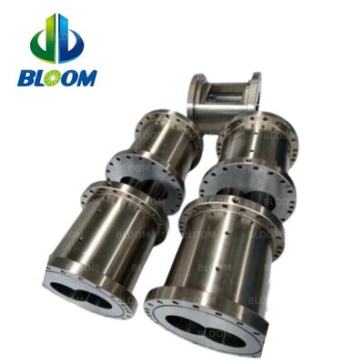 Κυλινδρικός σωλήνας διπλού κοχλία διέλασης HIP Bimetallic με σκληρότητα 58-62HRC και υλικό PM-HIP WR14 Πιστοποιημένο κατά ISO9001