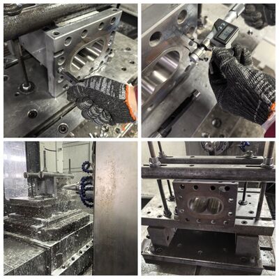 Υψηλής αντοχής νικελίου κράμα διπλής βίδα βαρέλι με αντοχή στην φθορά για πλαστικό συνδυασμό extruder