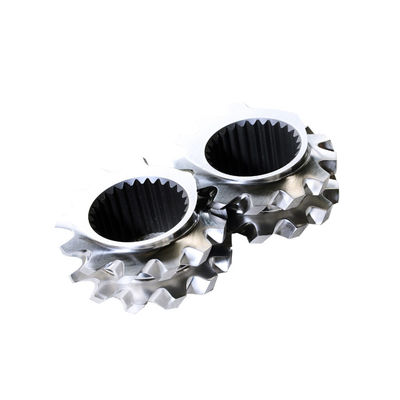 Συσκευές ζευγαρωμένων βιδών της σειράς ZSK W6Mo5Cr4V2 για συντροφικές εξωτικές μηχανές ζευγαρωμένων βιδών με διάμετρο 20 mm έως 200 mm