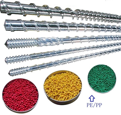 Διμεταλλικό βαρέλι βιδών για LDPE/HDPE/τα PP/PE/φυσώντας φορμάροντας μηχανή PVC